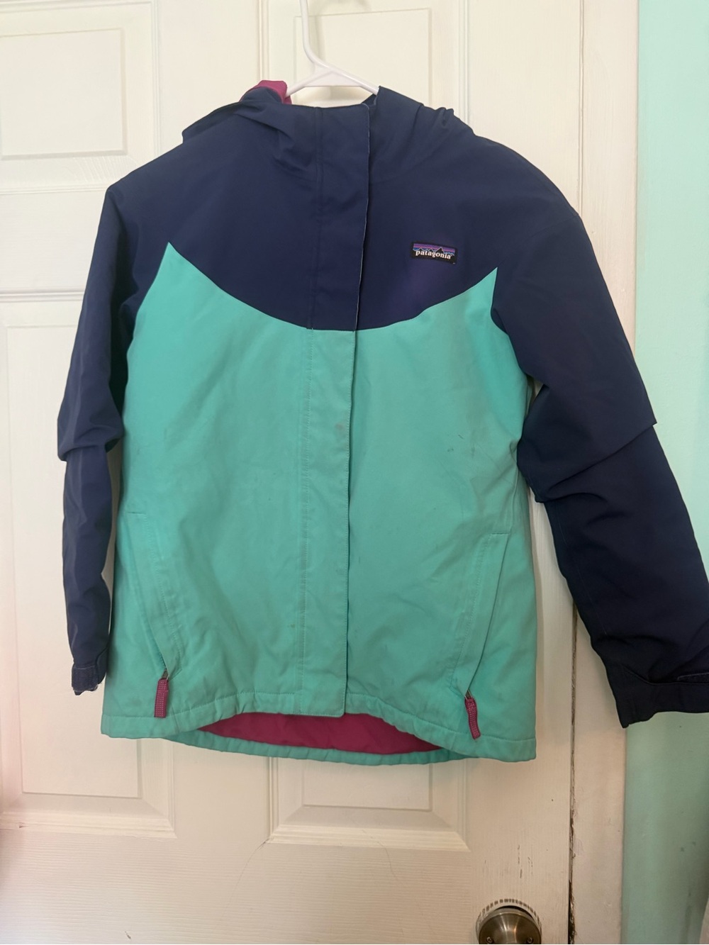 Patagonia Girls Everyday Ready Insulated Jacket Size M 10 Flawed